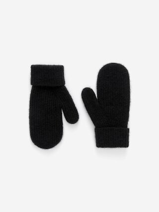 Fäustlinge aus Wolle und Alpakawolle – Schwarz – ARKET DE | Arket EU