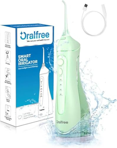 Water Dental Flosser Teeth Pick - Cordless Portable Floss Picks Rechargeable Travel Pik Irrigation Cleaner | Amazon (US)