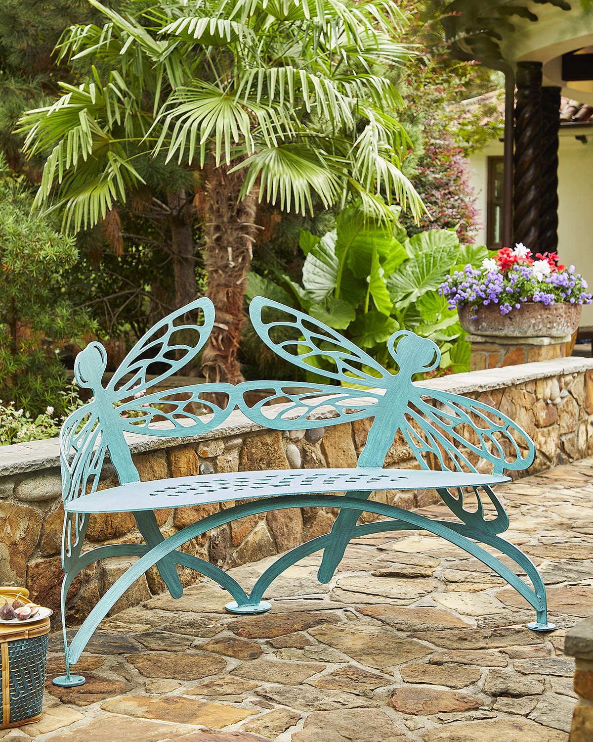 Dragonfly Outdoor Bench | Neiman Marcus