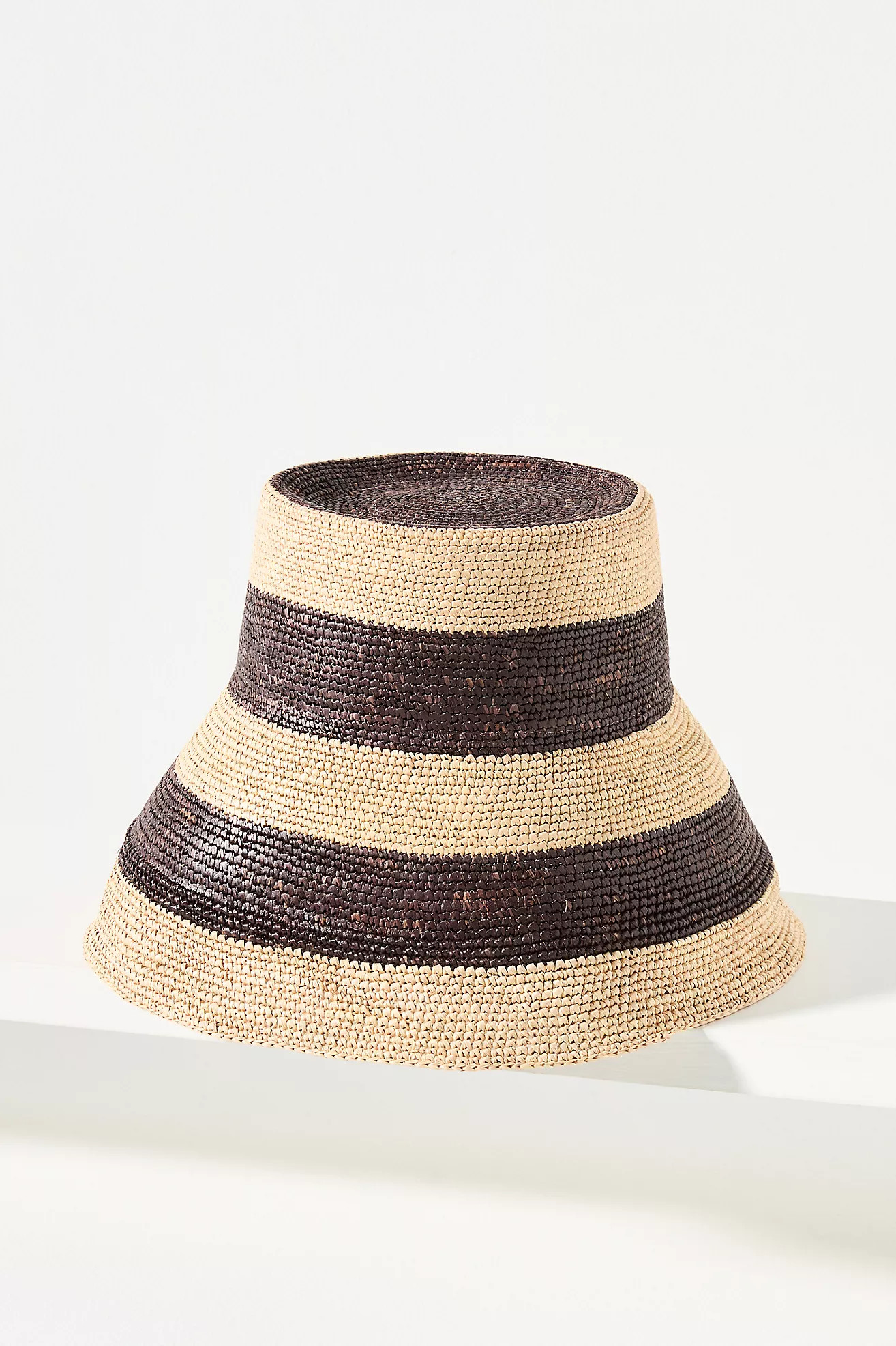 Van Palma Gina XL Straw Bucket Hat | Anthropologie (US)