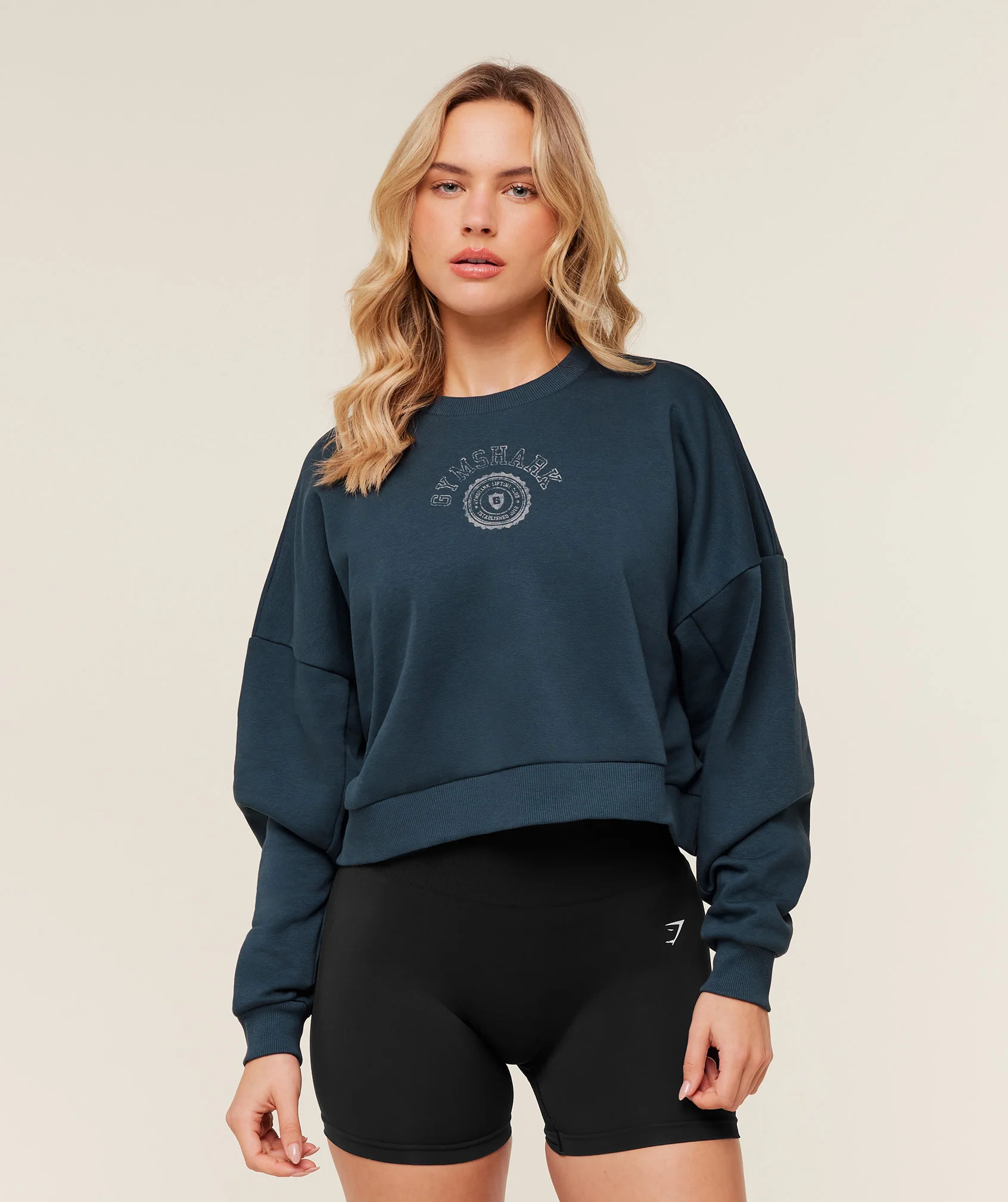 Worn Crest Graphic Sweatshirt | Gymshark US