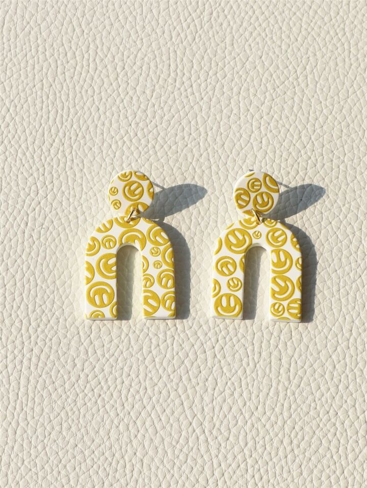 Graphic Geometric Drop Earrings | SHEIN