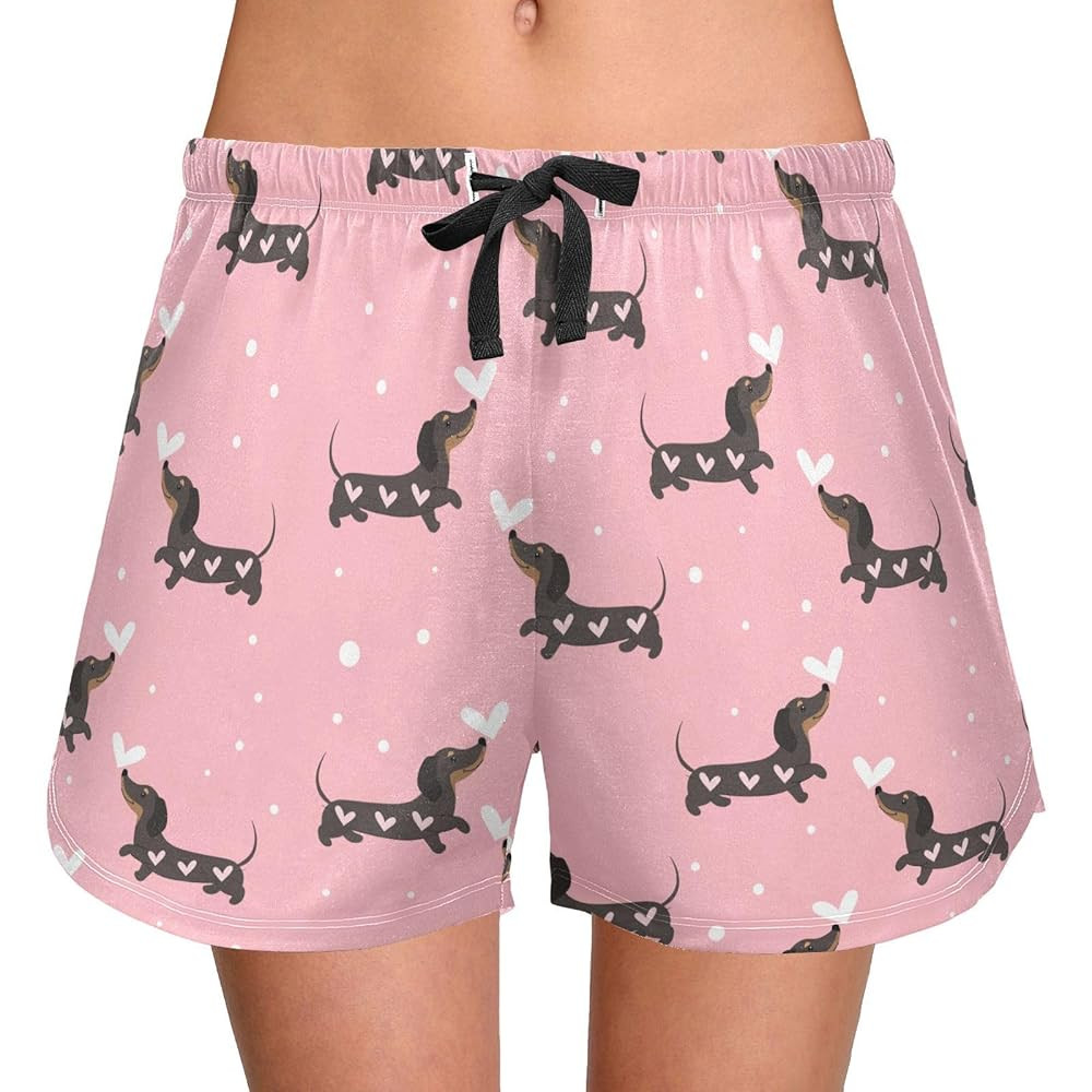 vvfelixl Sleep Shorts for Women Unusual Cartoon Sheeps Pajama Shorts with Pockets Womens Pj Botto... | Amazon (US)