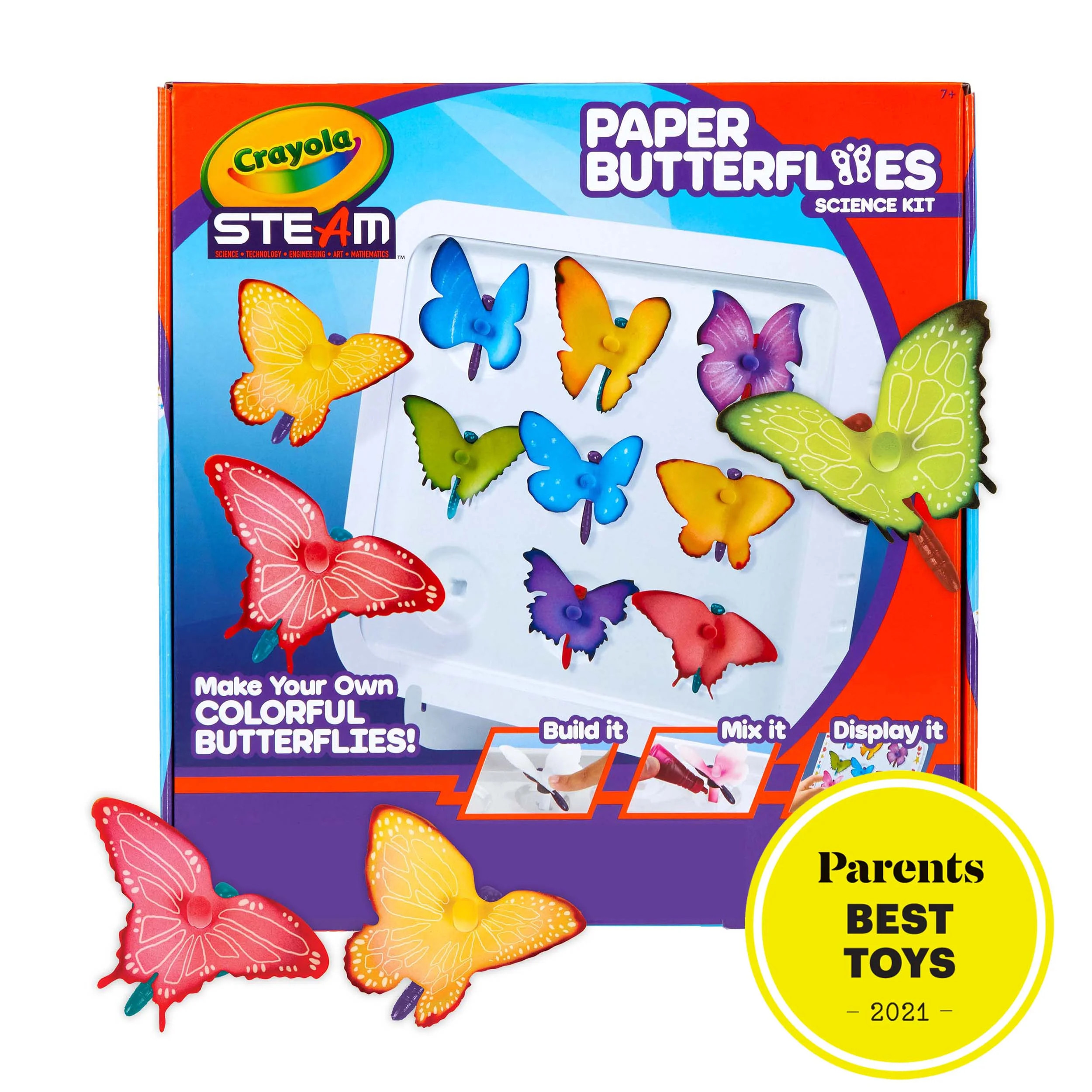 Crayola Steam Paper Butterflies Art Set, Beginner Unisex Child - Walmart.com | Walmart (US)