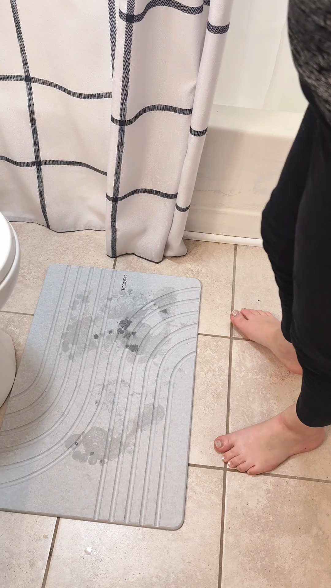 Stone Bath Mat Diatomaceous Earth Shower Mat Non-Slip Super Absorbent Diatomite Stone Bath Mats for Bathroom Floor Quick Drying Natural Easy to Clean (23.5 x 15) - Graphite #showermat #showeressentials #bathroom 

#LTKHome #LTKmomlife #LTKSaleAlert