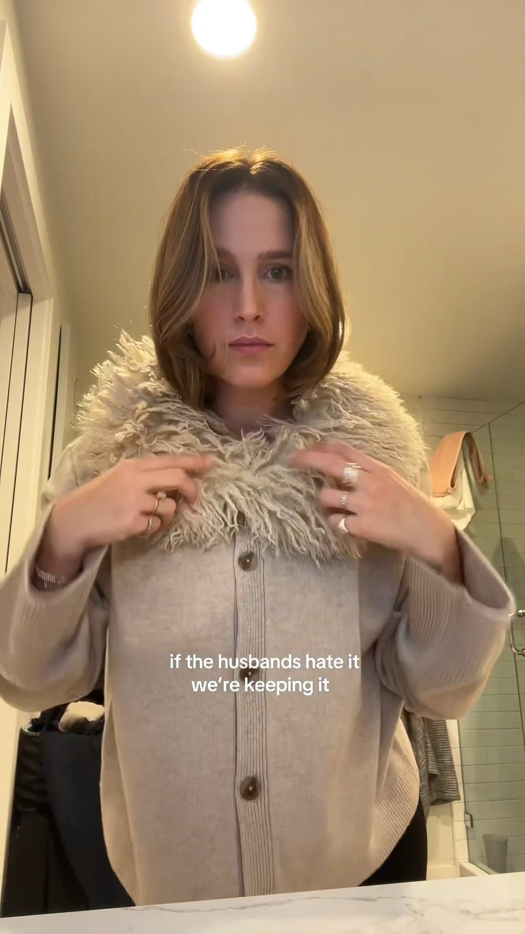 It’s giving chic poodle! But I love this sweater from revolve. The collar also comes off. 

#LTKHoliday