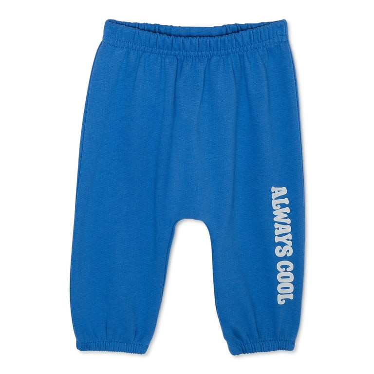 Garanimals Baby Boys’ Solid Fleece Pants, Sizes 0-24 Months | Walmart (US)