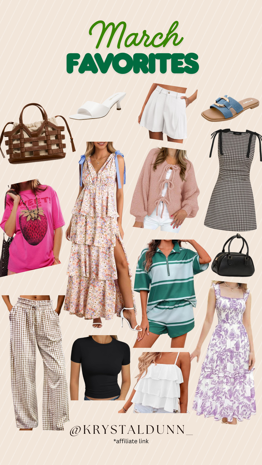 March Favorites!🍀💚

#spring2026 #spring #march #favorites #marchfavorites #ootd #dresses #tops #pants #accessories #ltk #ltkootd  

 #LTKootd #LTKSeasonal #LTKSaleAlert