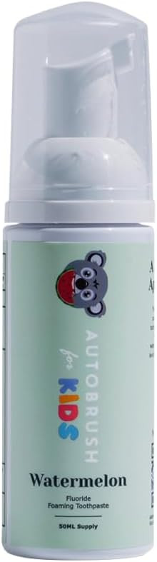 Autobrush Fluoride Foaming Toothpaste for Kids, Watermelon Flavor, Whitening & Deep Cleaning, Tra... | Amazon (US)