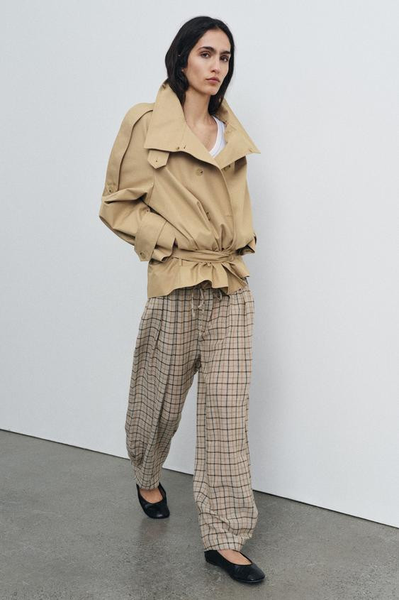 CHECK TROUSERS ZW COLLECTION | Zara UK