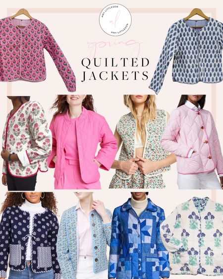 Quilted solid, block print, and reversible jackets for spring! 

#ClassicStyle #SpringStyle #Grandmillennial

#LTKunder50 #LTKstyletip #LTKSeasonal