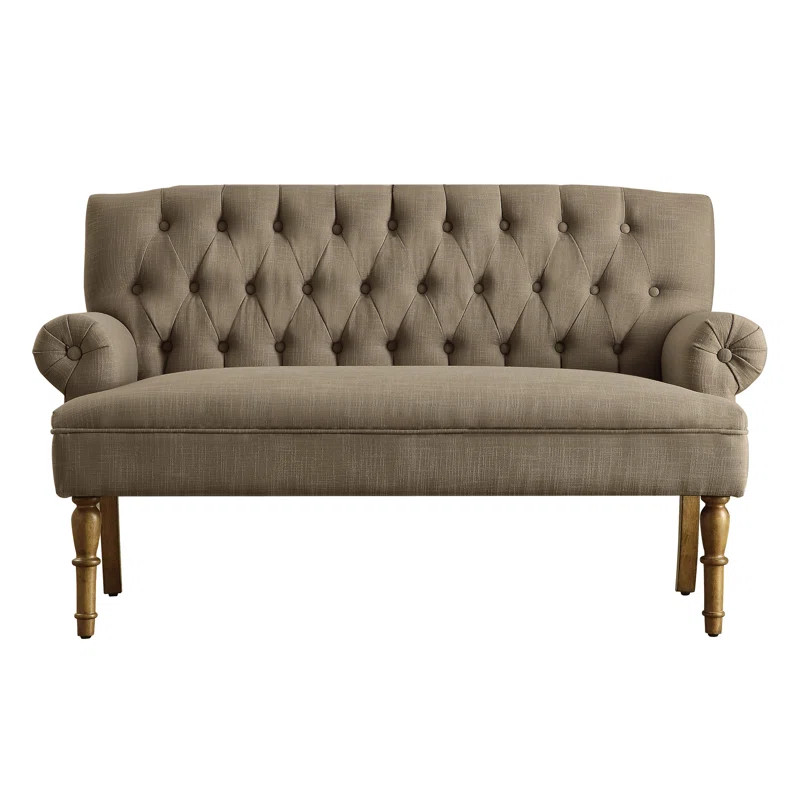 Bjorn 59'' Rolled Arm Settee | Wayfair North America