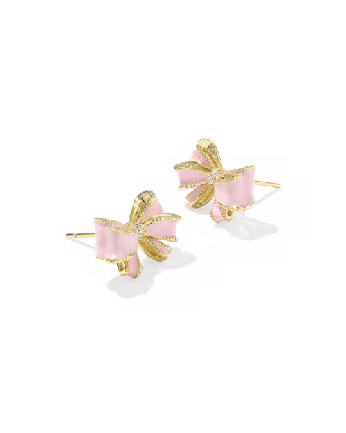 Kendra Scott x LoveShackFancy Bow Gold Stud Earrings | Kendra Scott | Kendra Scott