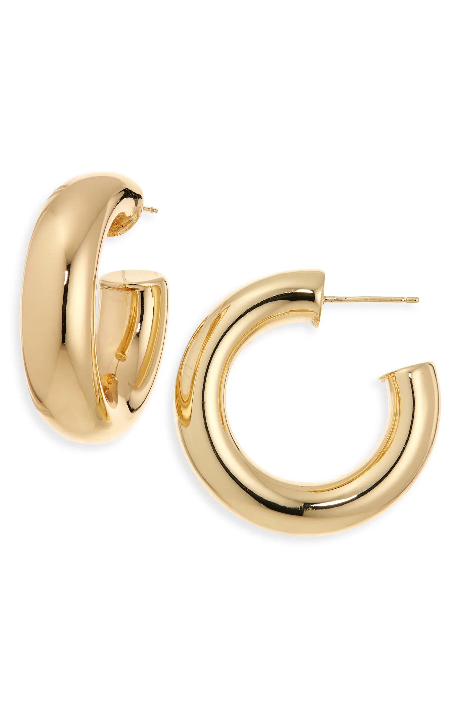 Chunky Tube Hoop Earrings | Nordstrom