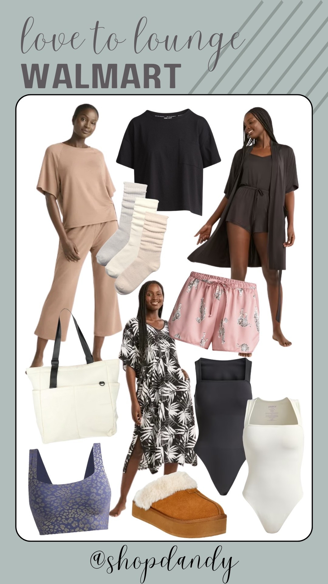 Super cute and comfortable lounge and pajamas from Walmart. These are my go-to styles for around the house. Cute mix and match athleisure pieces too!

#LTKStyleTip #LTKFindsUnder50 #LTKActive