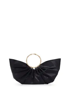 Cult Gaia Black Banu Top Handle Bag | Rent the Runway