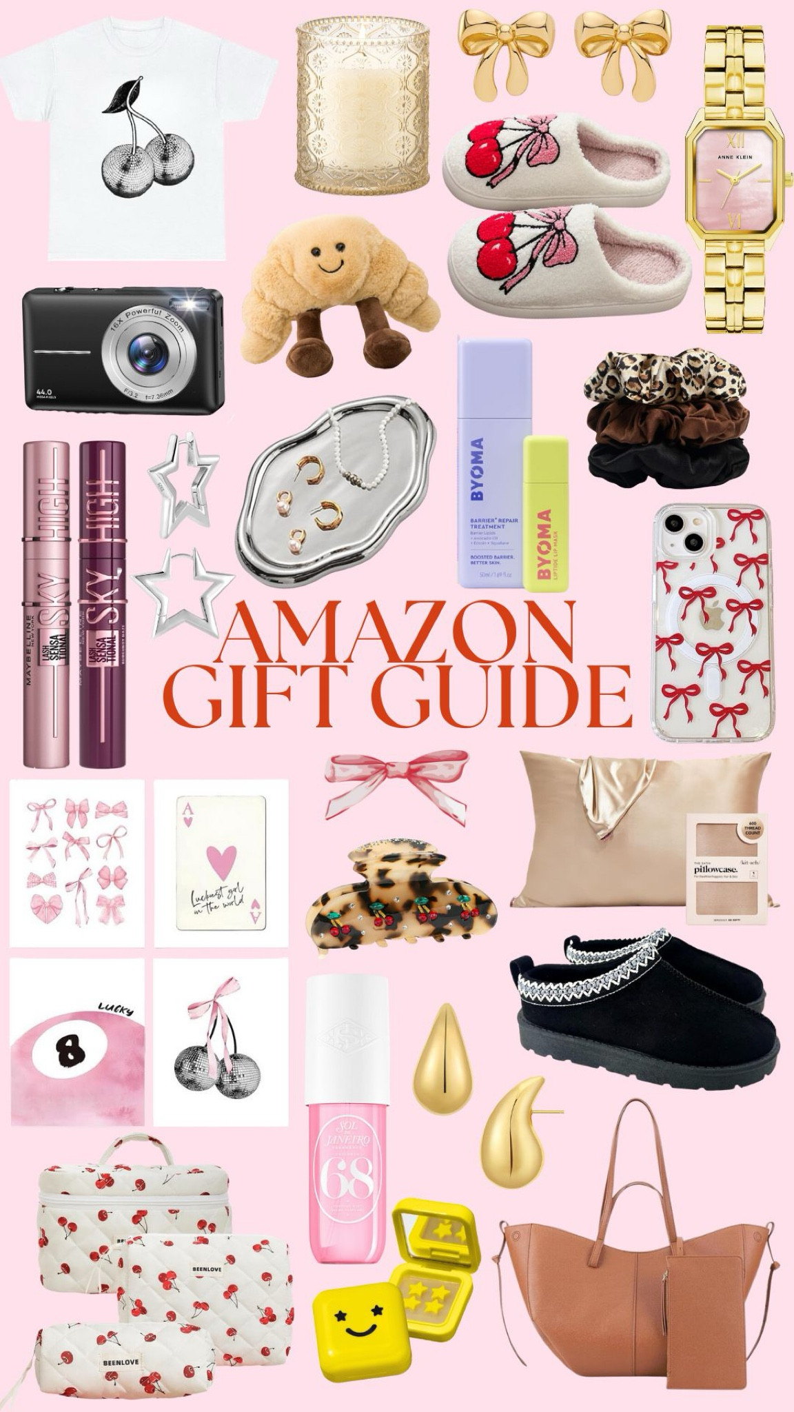Amazon gift guide 🫶🏼 perfect for gifts on a budget and last minute gifts! ⭐️

Slippers, phone case, digital camera, silk pillowcase, silk scrunchies, trinket tray, earrings, bows, sky high mascara, byoma, bedroom prints, claw clip

#LTKgiftguide #LTKuk