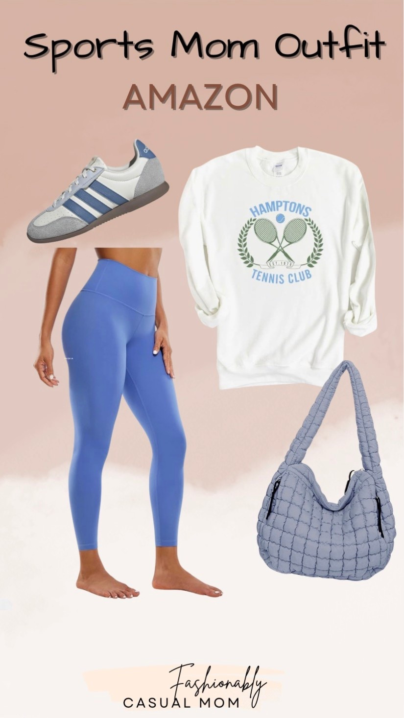 Sports mom outfit 
Amazon
Leggings
Sweater
Adidas shoes
Sporty bag


#LTKActive #LTKootd #LTKgrwm