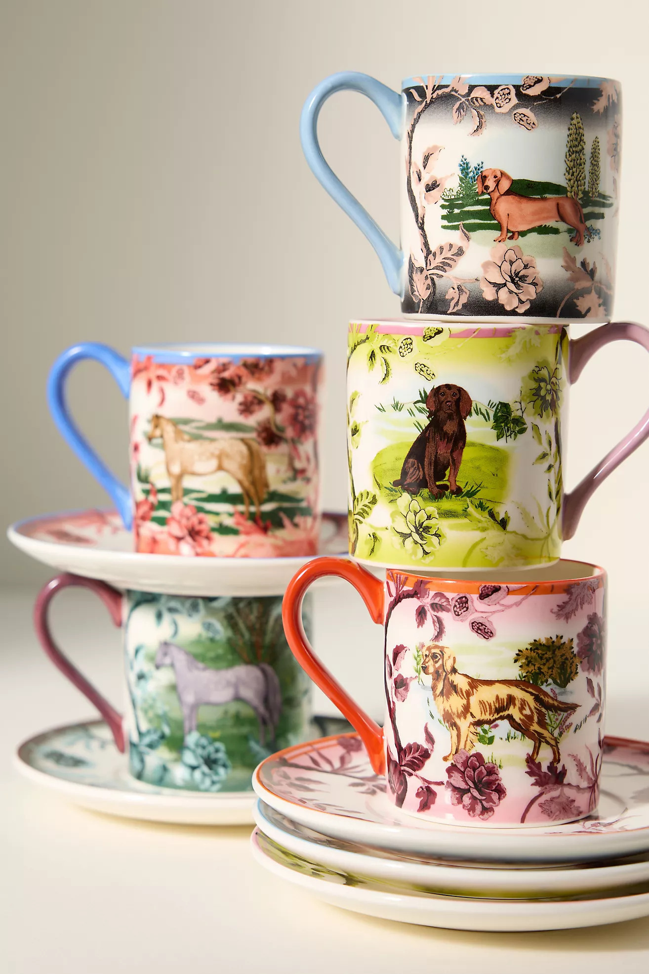 Portobello Stoneware Espresso Cup & Saucer | Anthropologie (US)