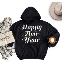 Happy New Year Hoodie, Years Eve Party Unisex Hoodies, 2026 Hooded Sweatshirt, Shirt | Etsy (US)