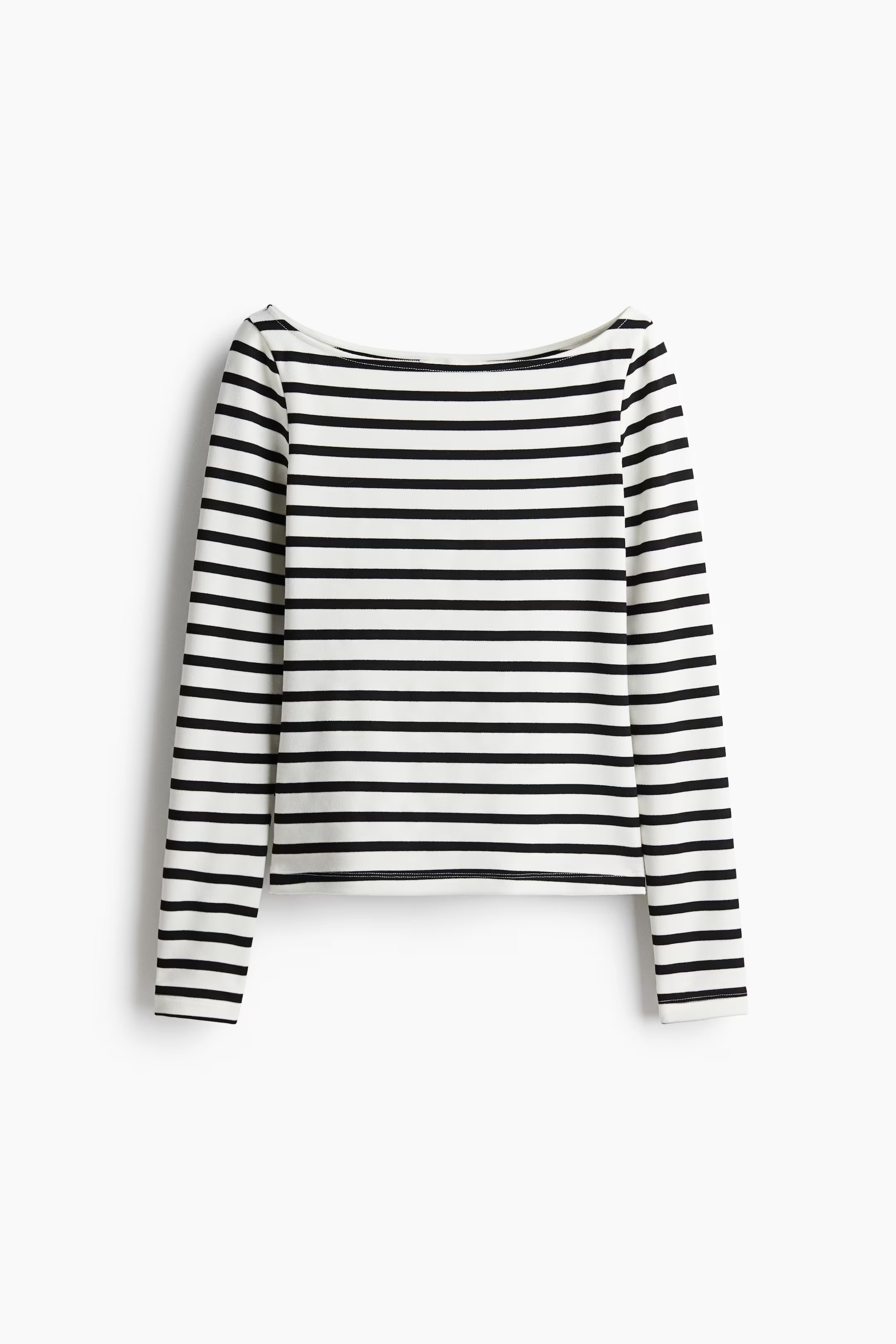 Boat-neck top | H&M (UK, MY, IN, SG, PH, TW, HK)