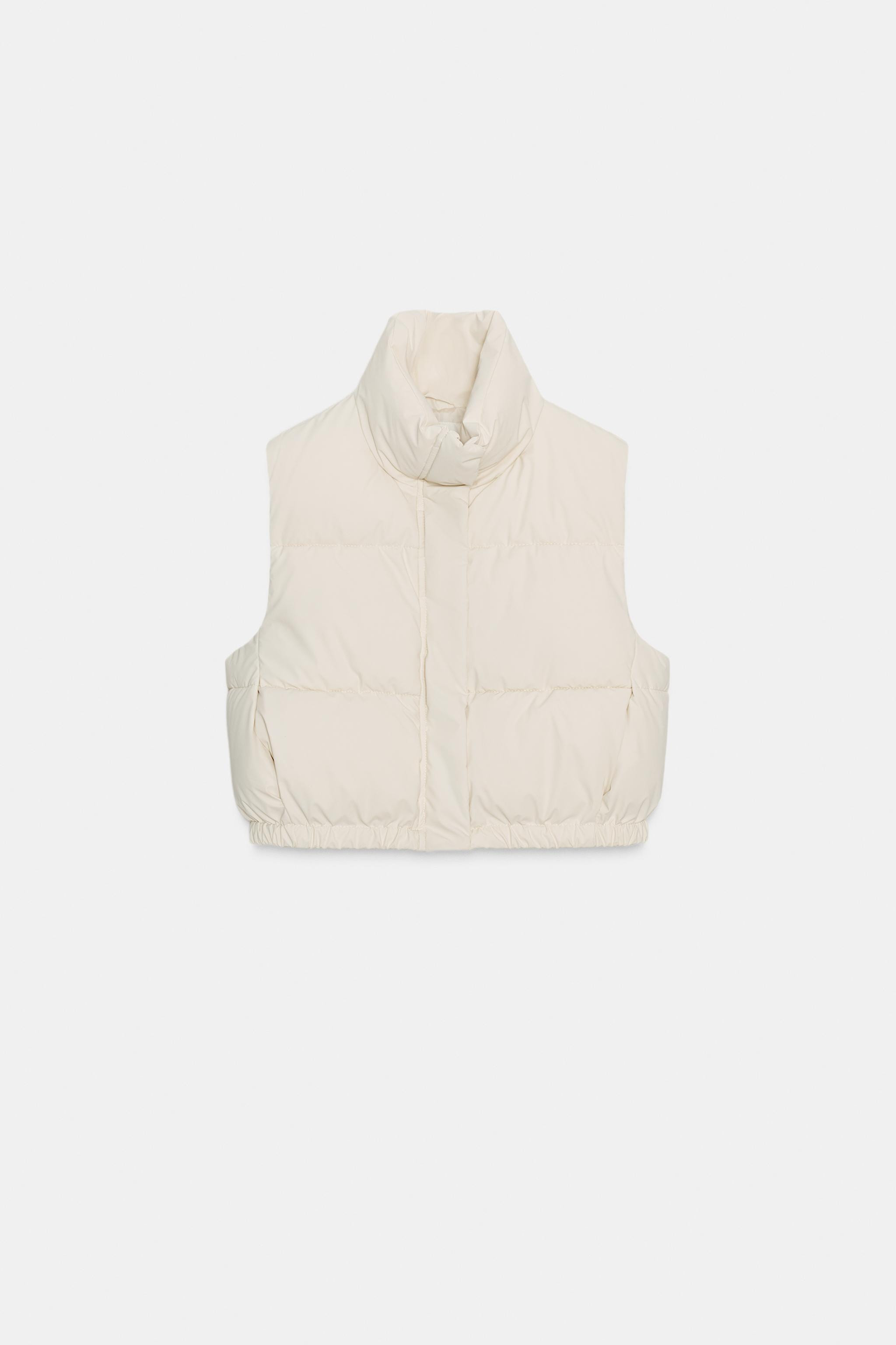 COATED PUFFER VEST | Zara US