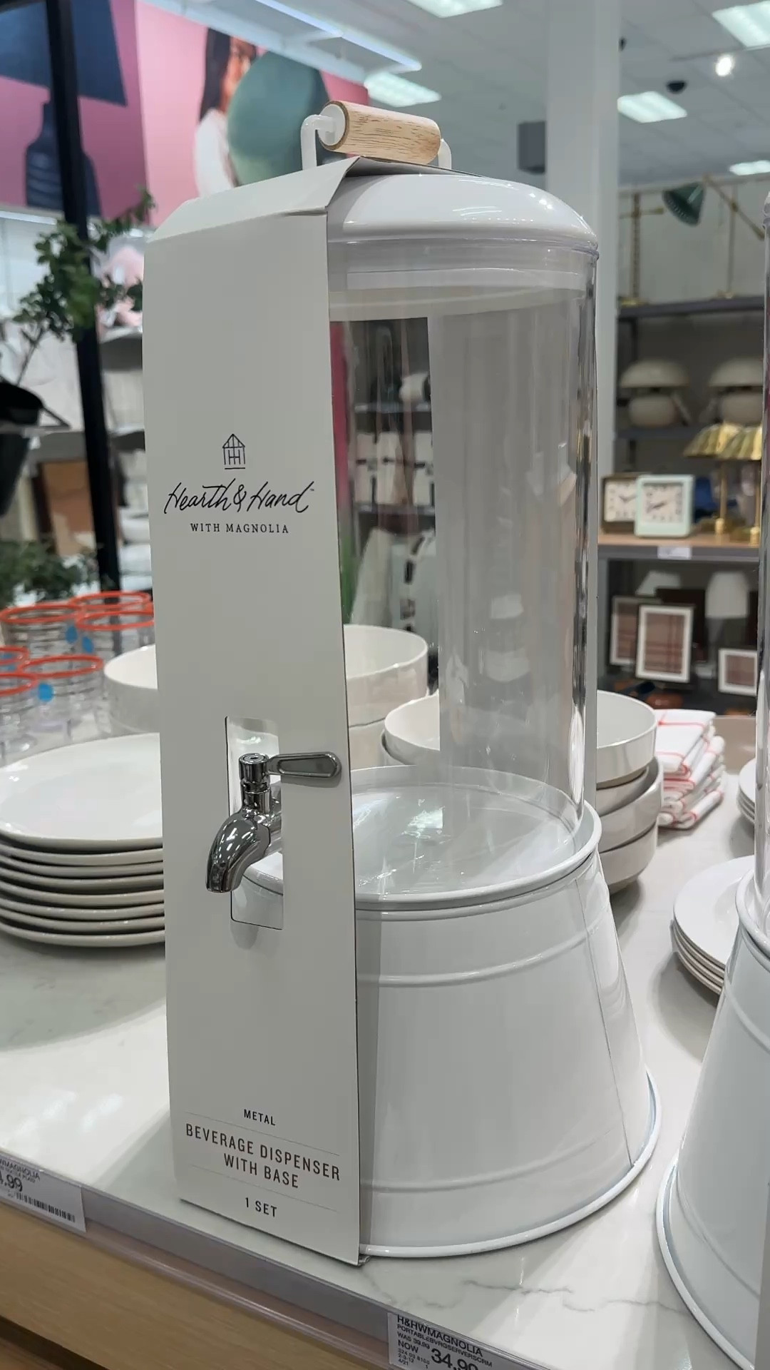 I saw this beverage dispenser at Hearth & Hand at Target and thought it was perfect for hosting. I bought a dispenser last year and people are constantly borrowing it for different parties and events. I love that this one already comes with a pedestal since so many of them don’t.

Perfect for summer parties, barbecues, birthdays, and hosting large gatherings  

#LTKSeasonal #LTKHome