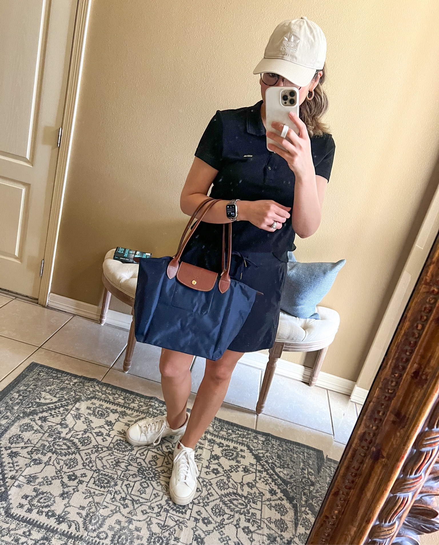 Basketball Mom outfit 
Veja sneakers
Natural
White
Nordstrom 
Navy
Nylon
Longchamp le pliage medium
Handbag
Tote
Shoulder bag
Cognac leather
Mother’s Day gift idea

#LTKshoecrush #LTKGiftGuide #LTKitbag