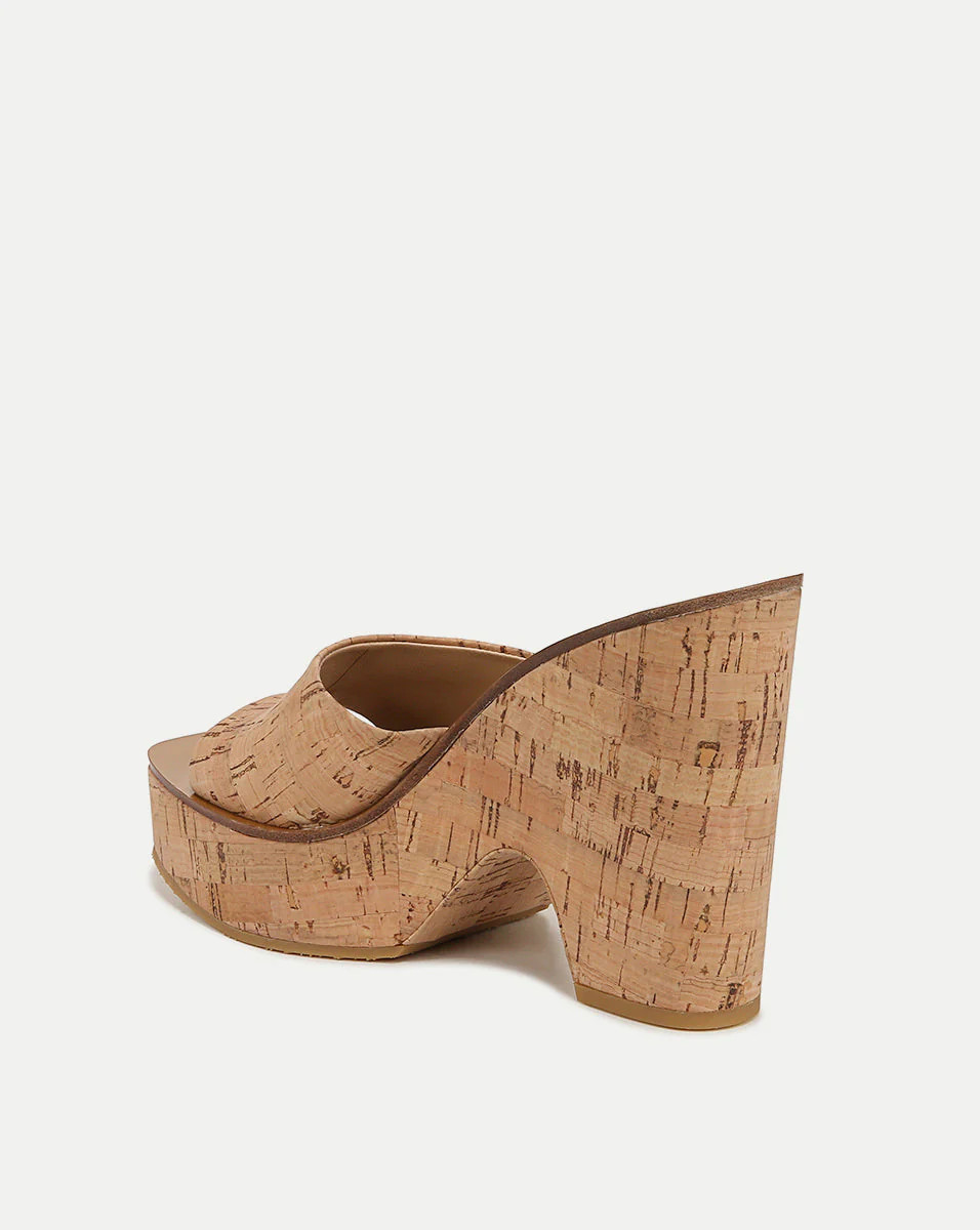 Paulita Cork Wedge Sandal | Veronica Beard