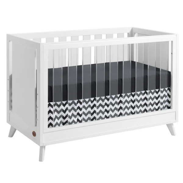 Tazewell Wood & Acrylic 3-in-1 Convertible Crib | Wayfair North America