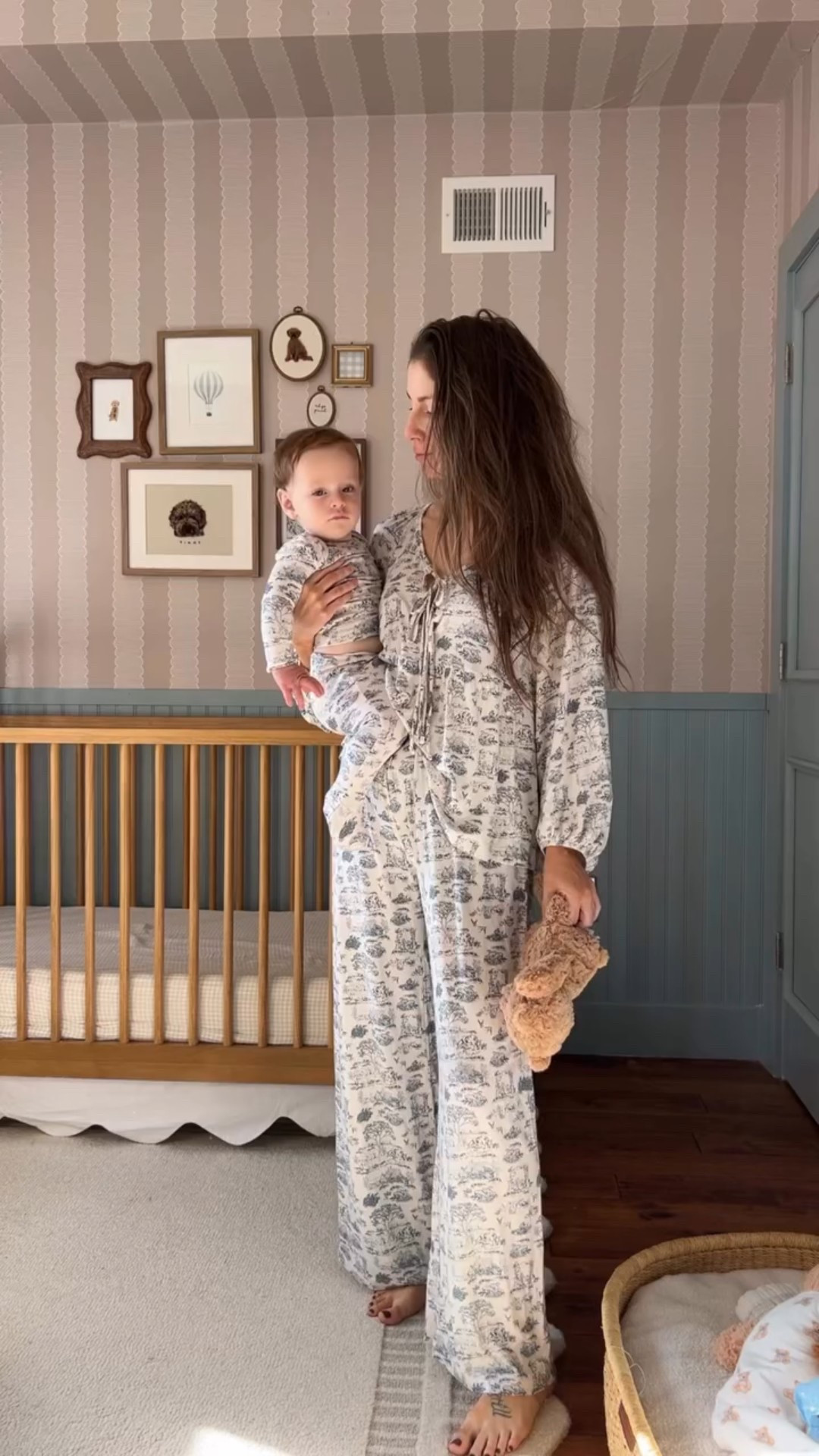 My son and I will be matching from here on out, thank you for your understanding in this very important matter. 

#newmom #boymom #boynursery #momreels
