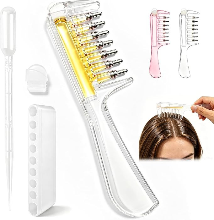 Scalp Essential Oil Applicator, Hair Serum Applicator\uff0cHair Oil Applicator | Amazon (US)