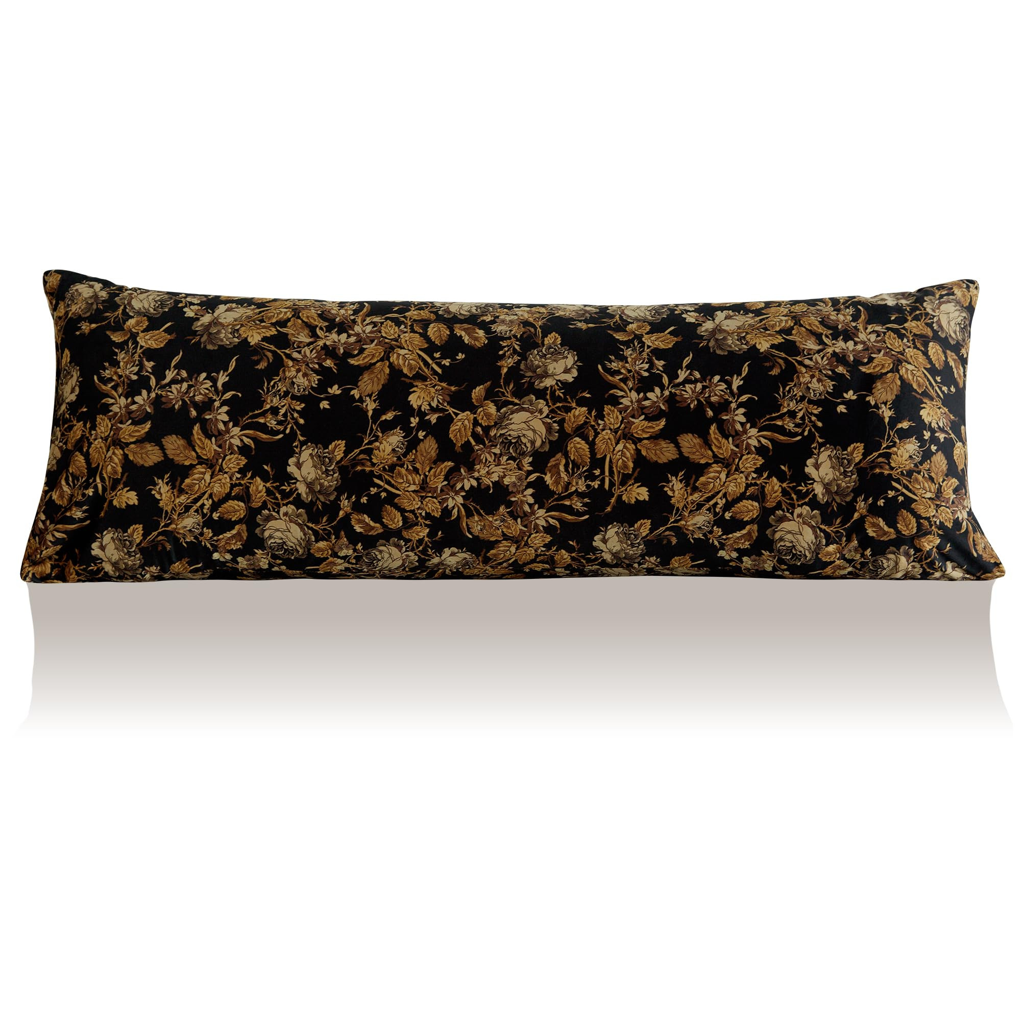 StangH Vintage Floral Velvet Body Pillowcase for Bedroom, 20 x 54 inches Super Soft Pillow Cover ... | Amazon (US)