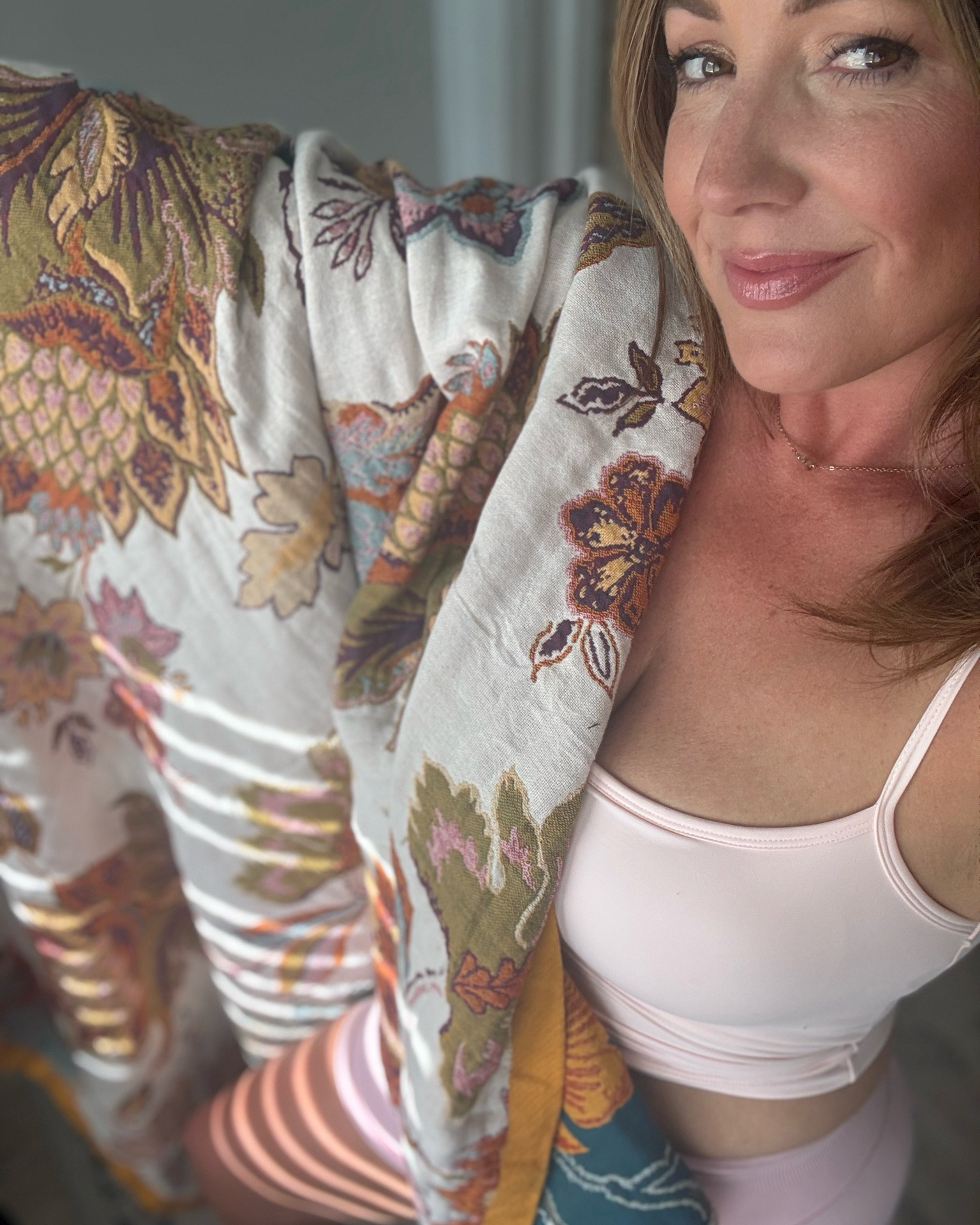 This Amazon blanket is even prettier in person, and I love that it’s reversible! 🤍 It’s soft, lightweight, and easy to carry for concerts, ball games, beach days, or picnics at the park.

I’ve already had so many people ask where it’s from! If you’ve been wanting a cute blanket to keep in your car all summer, this one is definitely worth grabbing.

#LTKmomlife #LTKSeasonal #LTKTravel