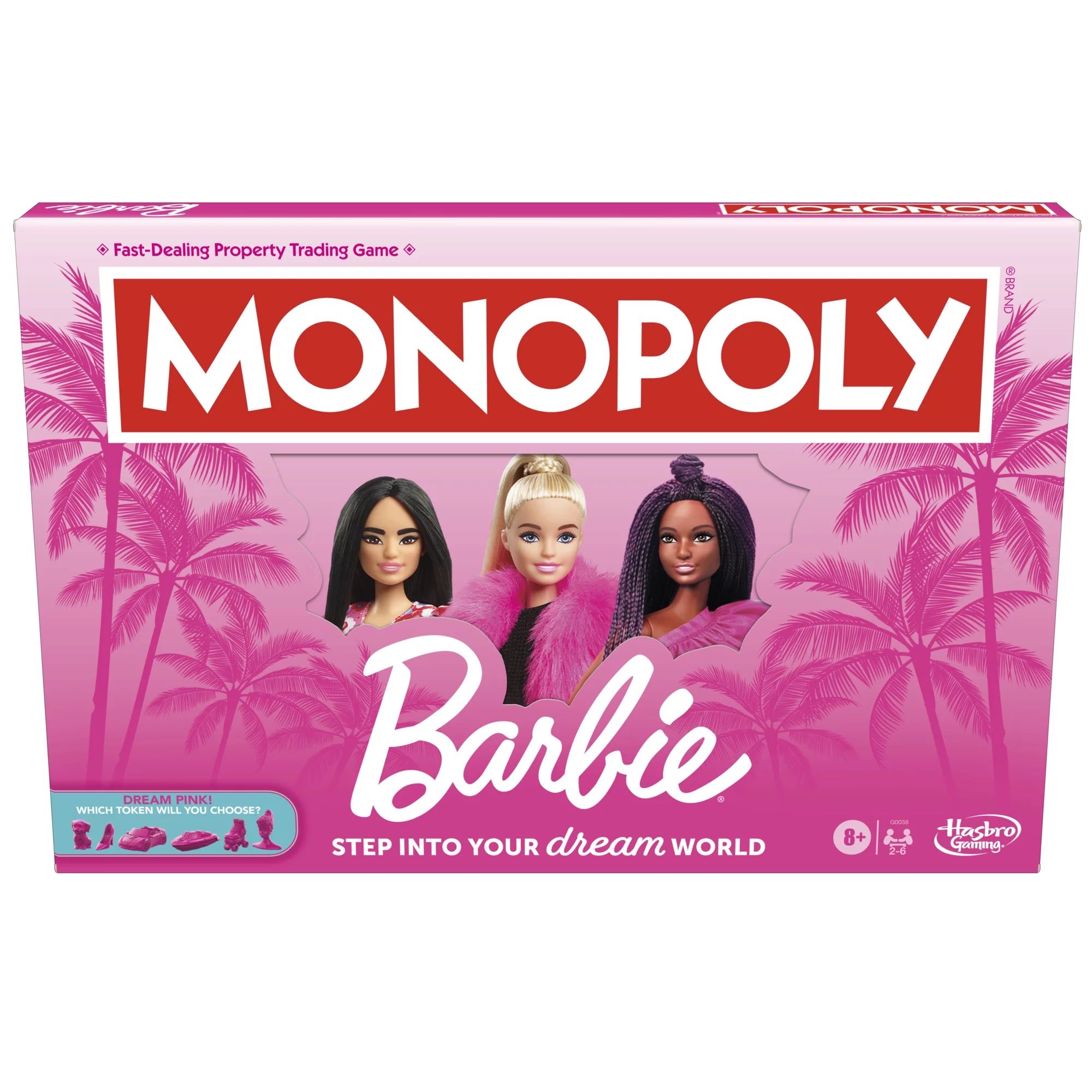 Monopoly: Barbie Edition Board Game, Family Games for 2-6 Players, Ages 8+ | Walmart (US)