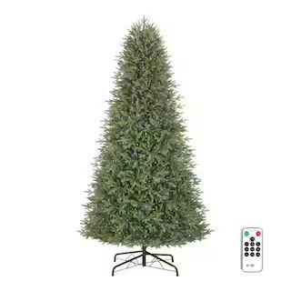 9 ft. Pre-Lit LED Jackson Noble Fir Artificial Christmas Tree | The Home Depot