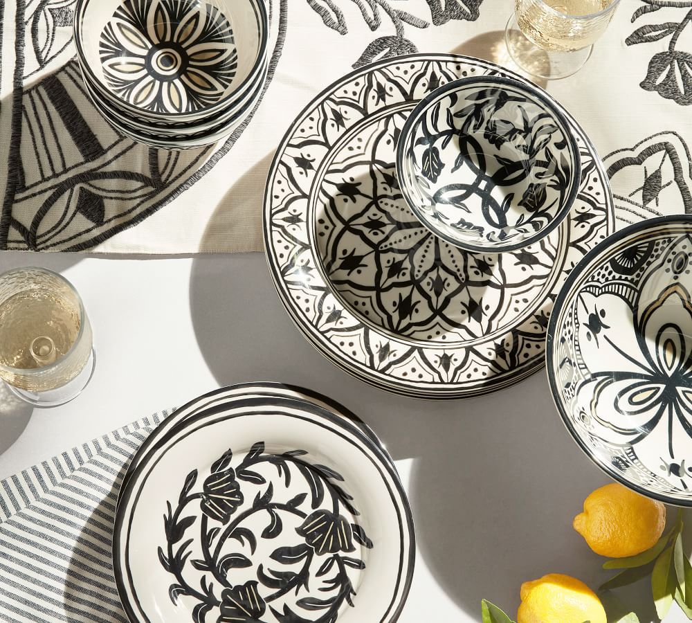 Marrakesh Melamine Dinner Plates - Set of 4 | Pottery Barn (US)