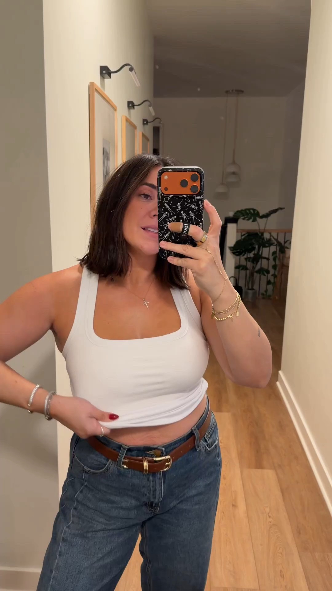 Bra free tank that’s stretchy and smoothing and perfectly layers for fall! I’m in a size L but could have done m! The breast area has plenty of room im a 36D

#LTKootd #LTKdayinmylife #LTKMidsize
