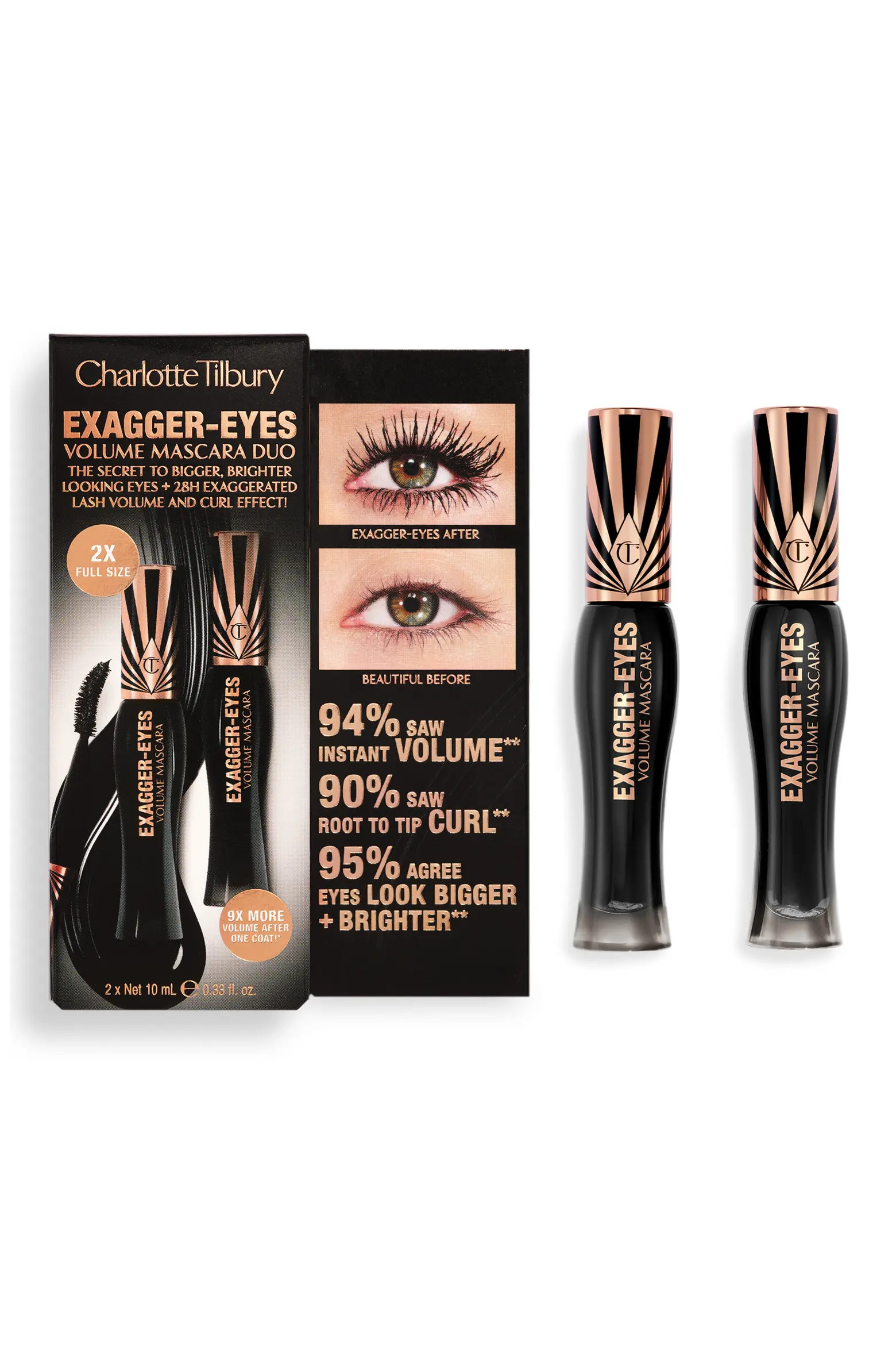 Exagger-Eyes Volume Mascara Duo $58 Value (Women) | Nordstrom | Nordstrom