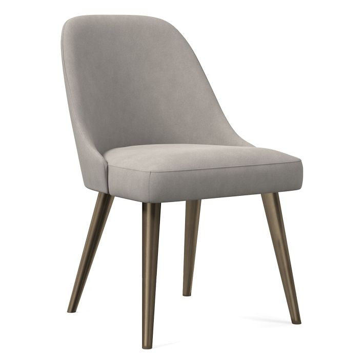 Mid-Century Dining Chair - Metal Legs | West Elm (US)