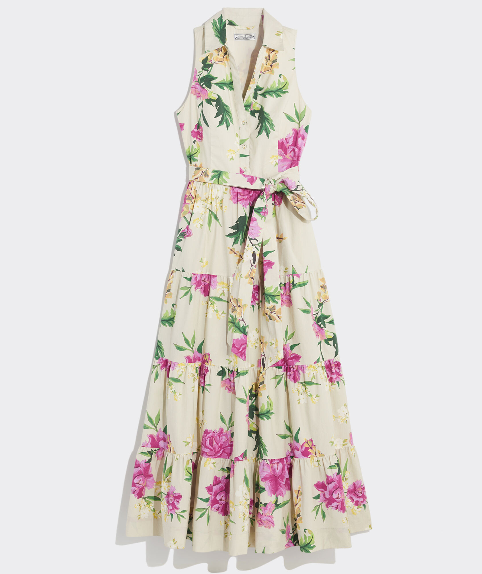 Kentucky Derby Tiered Maxi Dress | vineyard vines