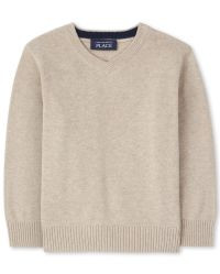 Baby And Toddler Boys Long Sleeve V Neck Sweater | The Children's Place | The Children's Place