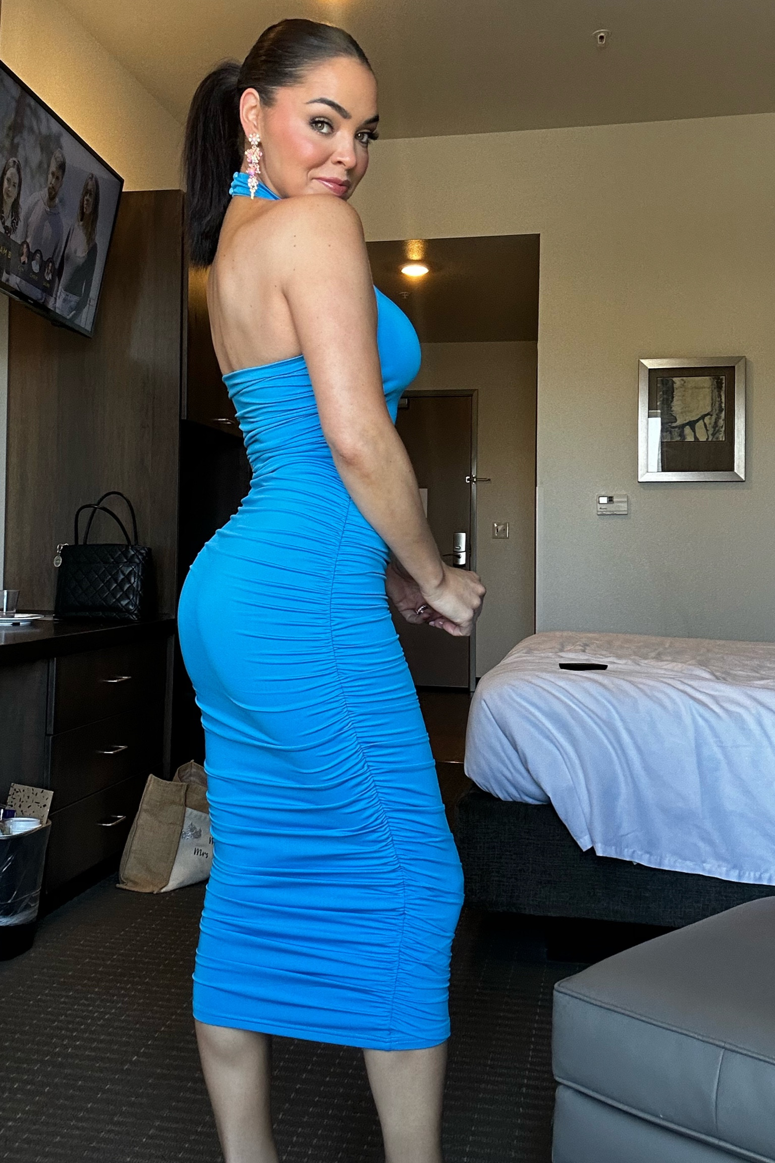 The most comfortable and flattering dress I’ve ever worn! Wearing size small. 
#revolve 

#LTKFindsUnder100 #LTKStyleTip #LTKSaleAlert