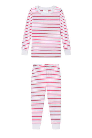 Kids Long-Long Set in Candy | LAKE Pajamas