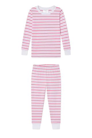 Kids Long-Long Set in Candy | LAKE Pajamas