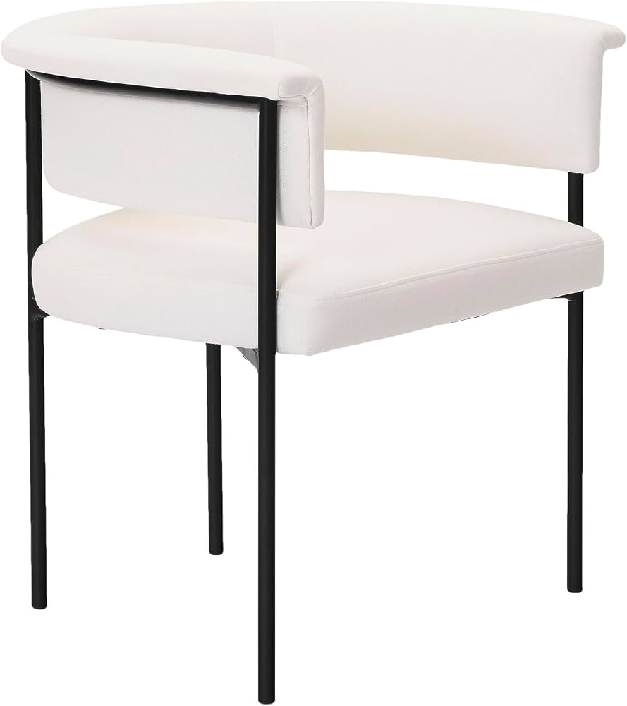 Tov Furniture Taylor Cream Performance Linen Dining Chair | Amazon (US)