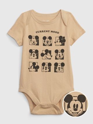 babyGap | Disney 100% Organic Cotton Mix and Match Mickey Mouse Bodysuit | Gap (US)