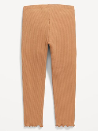 Rib-Knit Full-Length Leggings for Toddler Girls | Old Navy | Old Navy (US)