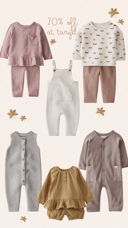 cute fall baby outfits 
#neutraloutfits #neutralbabyclothes 

#LTKbaby #LTKSale #LTKSeasonal