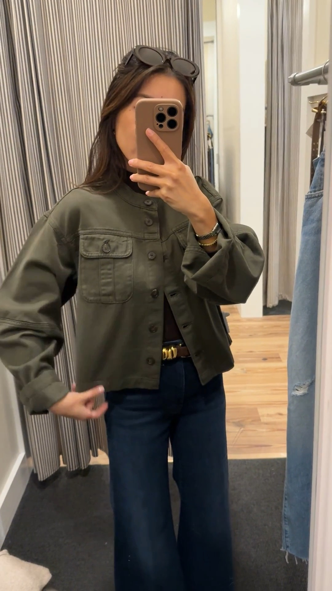 Jeans on major sale! Linked all the jeans I own and would recommend that are part of the promo 

• Petite Flared Wide-Leg Crop Jeans 24 regular sizing - Not petite! Petite would be cropped. These have some stretch to the denim fabric

• super cute Madewell lighter weight shirt jacket with lantern sleeves in size small - only size they had in store for try on, I ordered a smaller size but do like the oversized fit. I think Xs would be ideal for me to still have the relaxed look

• Old Madewell top - linked similar styles 

• Madewell dimes boots 5H - older version, runs a little narrow at the toes

• triple metal keeper belt xxs & oval sunglasses 

Petite fall finds, easy mom style, fall outfits

#LTKSeasonal #LTKPetite #LTKStyleTip